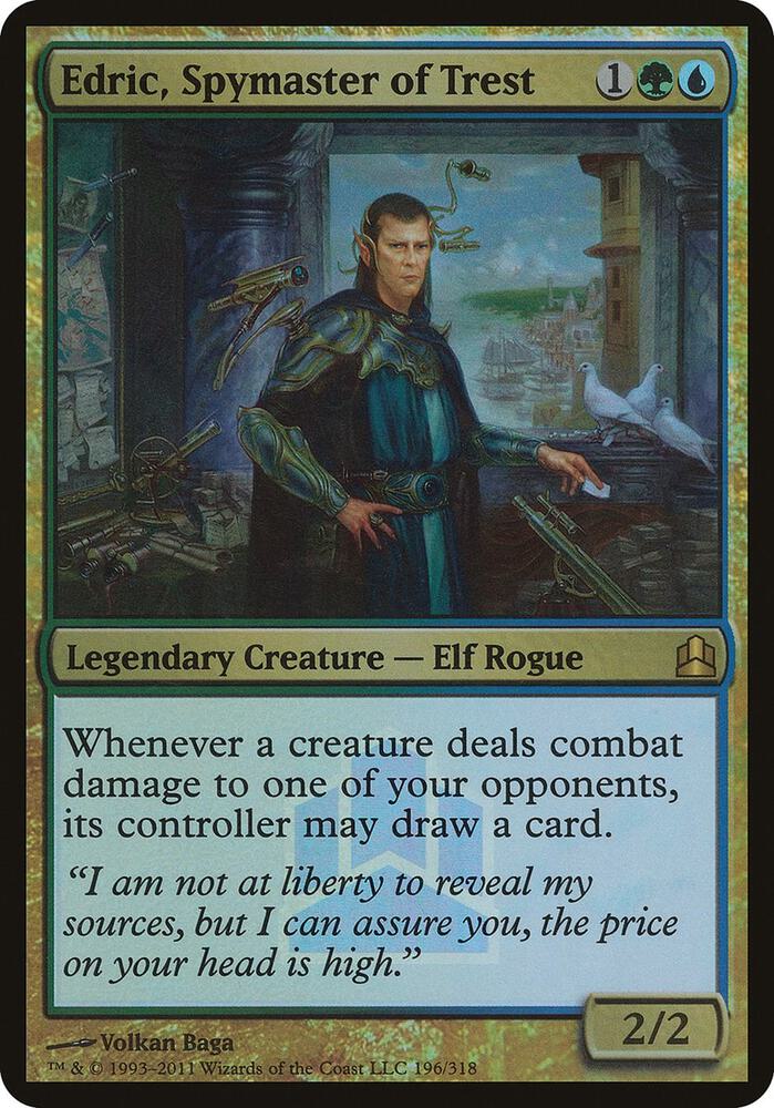 Edric, Spymaster of Trest 196/5 (Oversize Cards)  - Foil | Good Games Modbury
