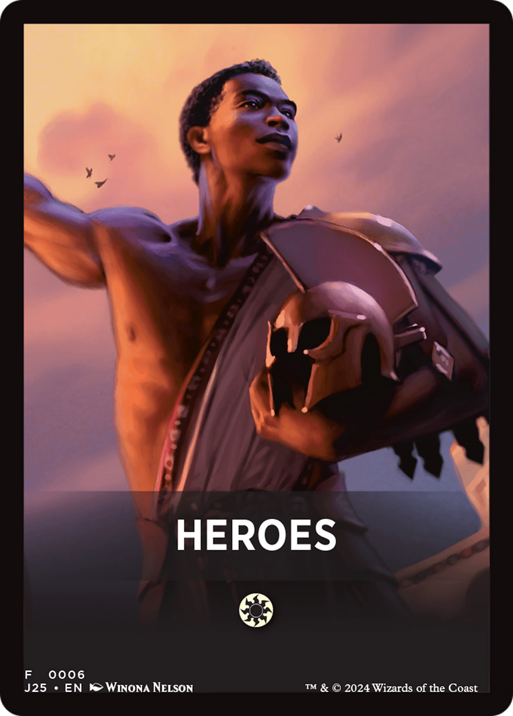 Heroes Theme Card [Foundations Jumpstart Front Cards] | Good Games Modbury