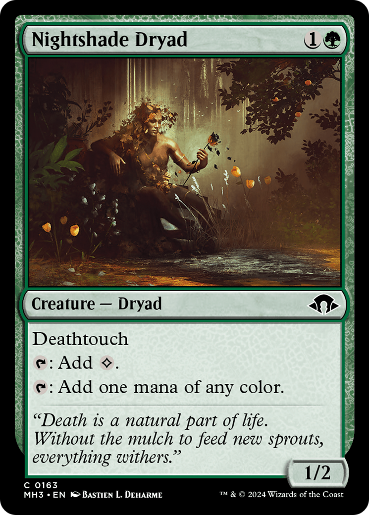 Nightshade Dryad [Modern Horizons 3] | Good Games Modbury