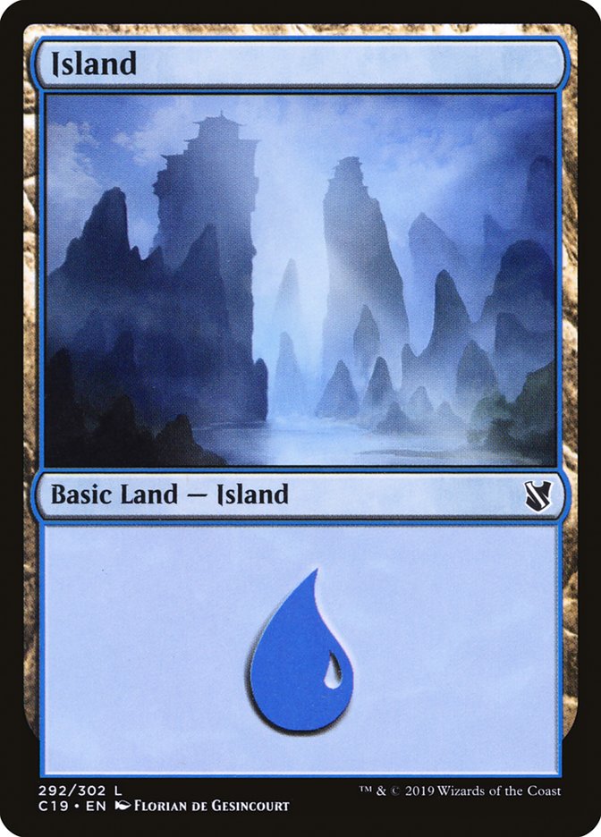 Island (292) [Commander 2019] | Good Games Modbury