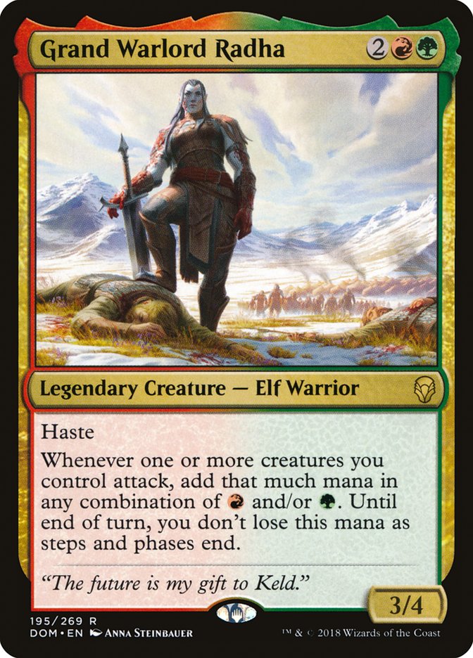 Grand Warlord Radha 195 (Dominaria)  | Good Games Modbury