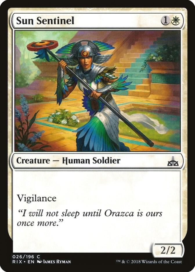 Sun Sentinel 26/196 (Rivals of Ixalan)  - Foil | Good Games Modbury
