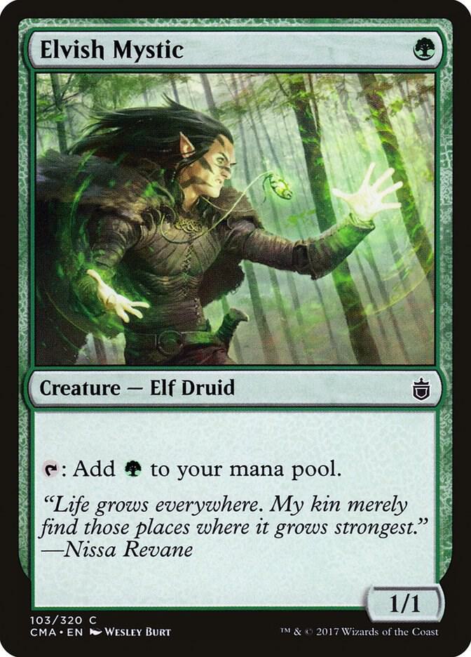 Elvish Mystic 103/320 (Commander Anthology)  | Good Games Modbury
