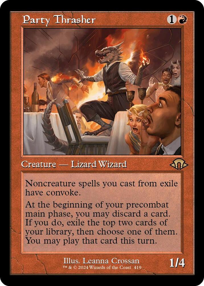 Party Thrasher 419/319 (Modern Horizons 3)  - Retro Foil | Good Games Modbury