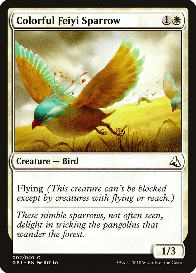 Colorful Feiyi Sparrow 2/40 (Global Series Jiang Yanggu & Mu Yanling)  | Good Games Modbury