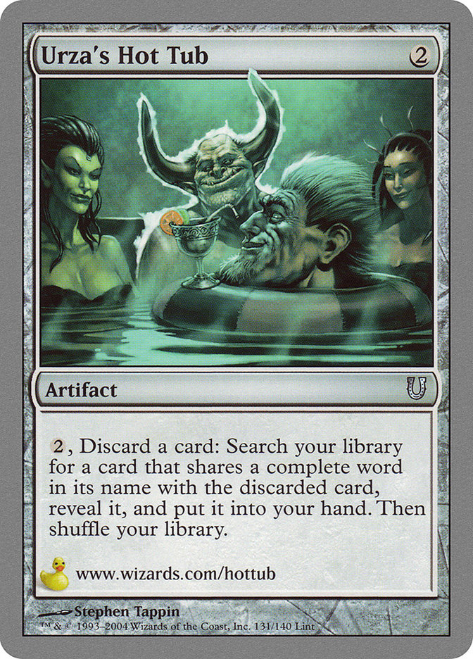 Urza's Hot Tub 131/140 (Unhinged)  - Foil | Good Games Modbury