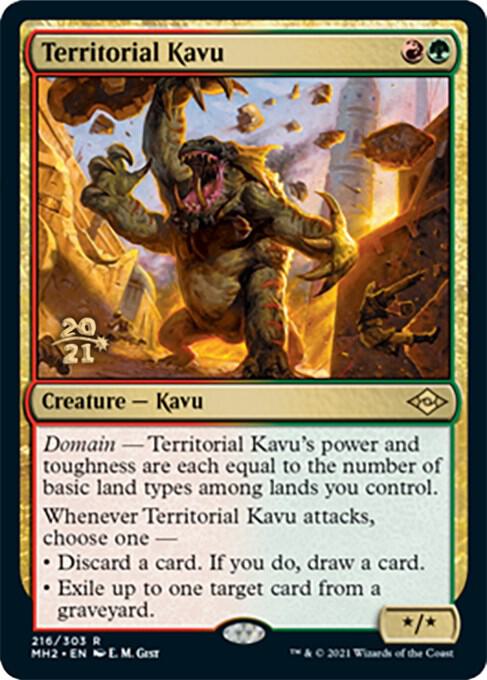 Territorial Kavu 216s/86 (Prerelease Cards)  - Foil | Good Games Modbury