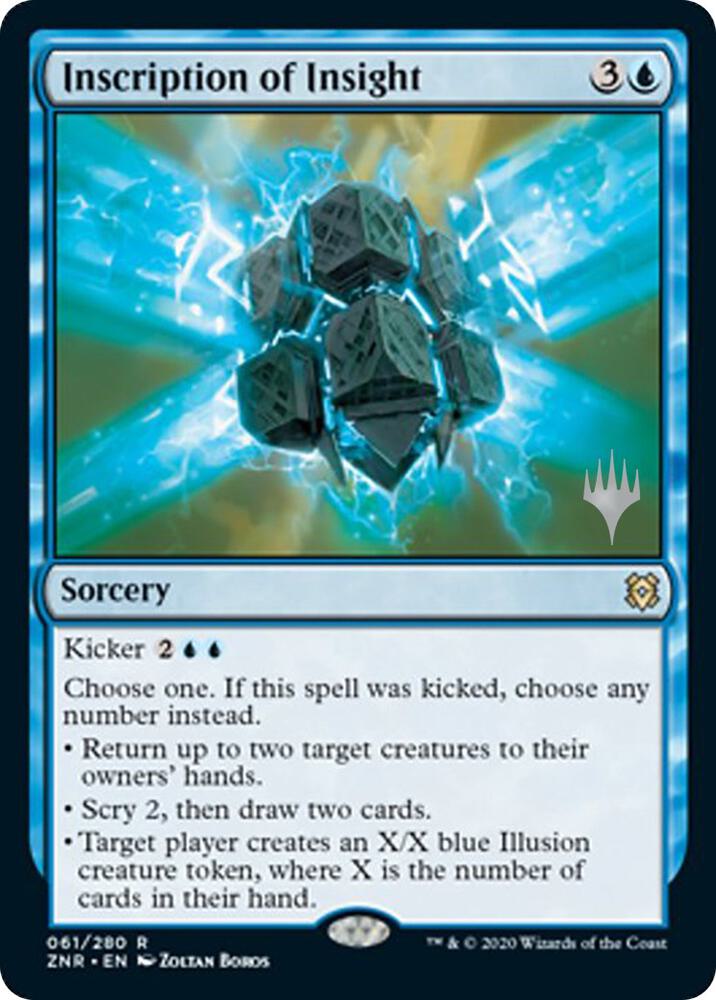 Inscription of Insight 61 (Promo Pack: Zendikar Rising)  - Foil | Good Games Modbury