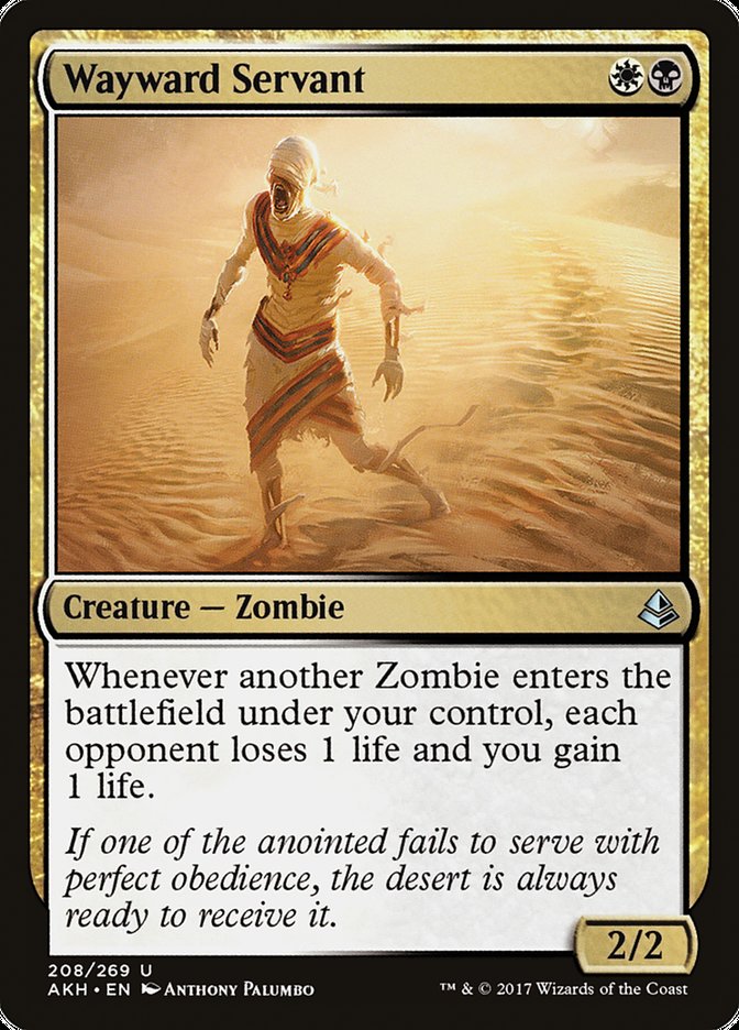 Wayward Servant 208 (Amonkhet)  | Good Games Modbury