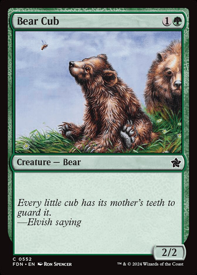 Bear Cub 552/291 (Foundations)  | Good Games Modbury