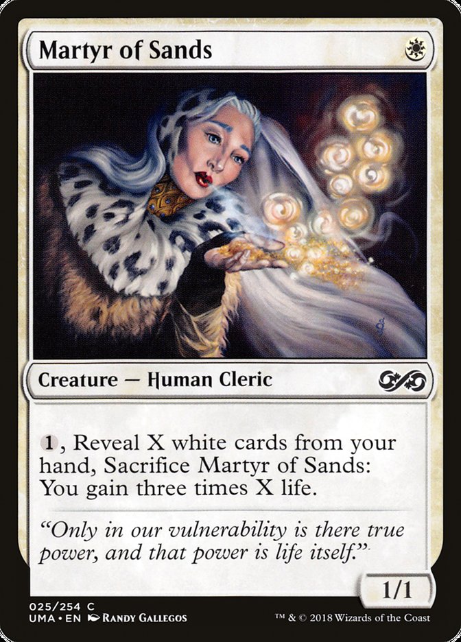Martyr of Sands 25/254 (Ultimate Masters)  - Foil | Good Games Modbury