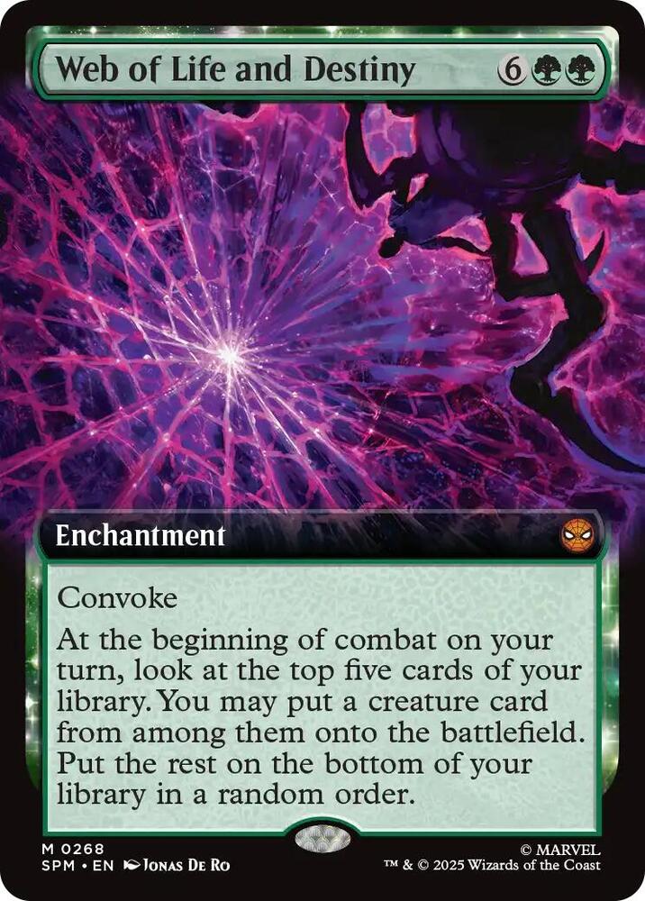 Web of Life and Destiny 268/198 (Marvel's Spider-Man)  - Extended Art Foil | Good Games Modbury