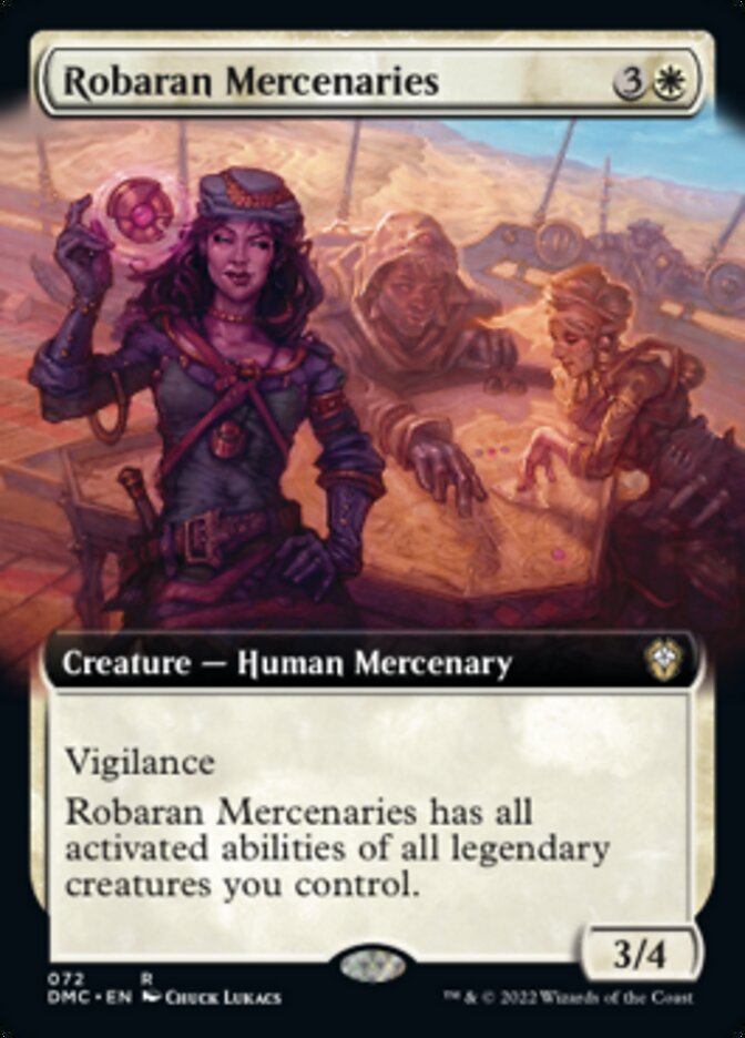 Robaran Mercenaries (Extended Art) [Dominaria United Commander] | Good Games Modbury