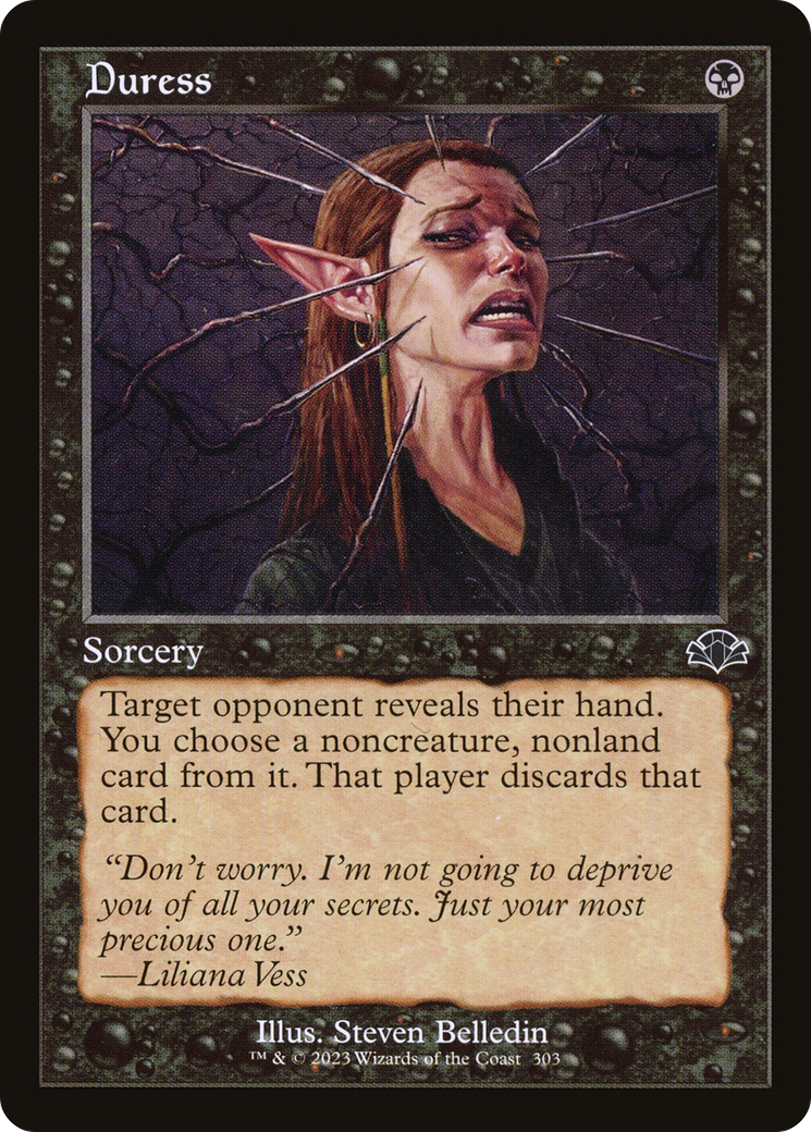 Duress (Retro) [Dominaria Remastered] | Good Games Modbury