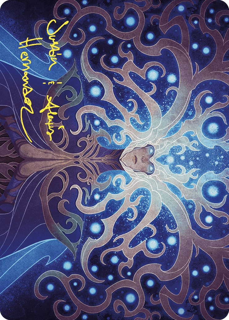 Omniscience Art Card (Gold-Stamped Signature) [Wilds of Eldraine Art Series] | Good Games Modbury