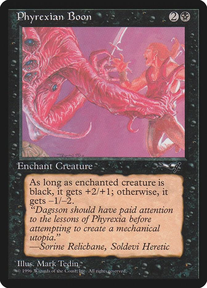 Phyrexian Boon 58b/199 (Alliances)  | Good Games Modbury