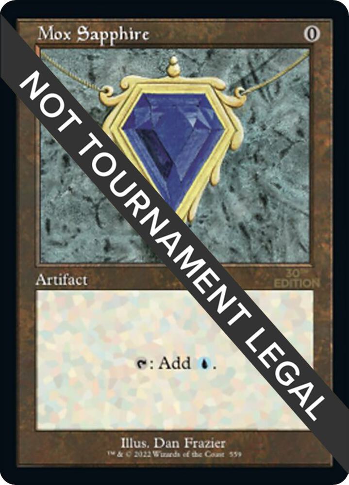 Mox Sapphire Retro Frame 559/594 (30th Anniversary Edition)  | Good Games Modbury