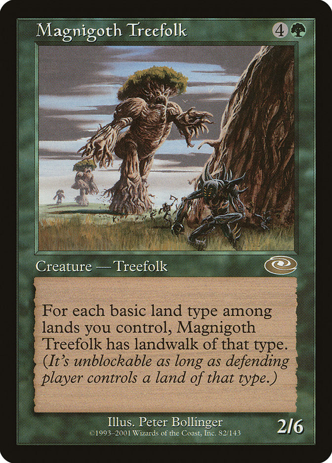 Magnigoth Treefolk 82/143 (Planeshift)  - Foil | Good Games Modbury