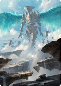 Celestial Colonnade Art Card [Zendikar Rising Art Series] | Good Games Modbury