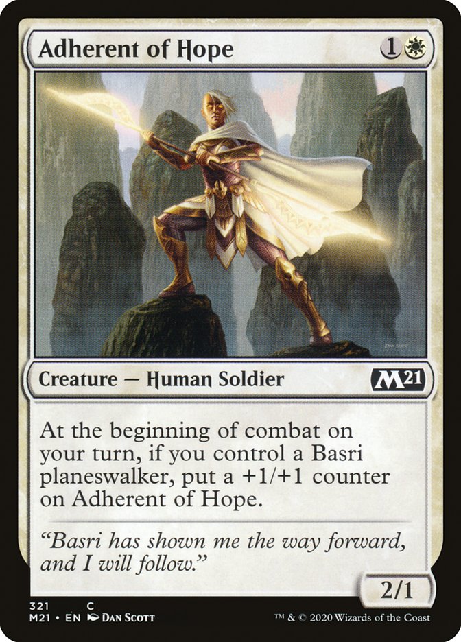 Adherent of Hope [Core Set 2021] | Good Games Modbury