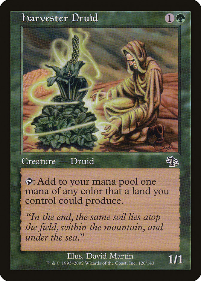 Harvester Druid 120/143 (Judgment)  | Good Games Modbury