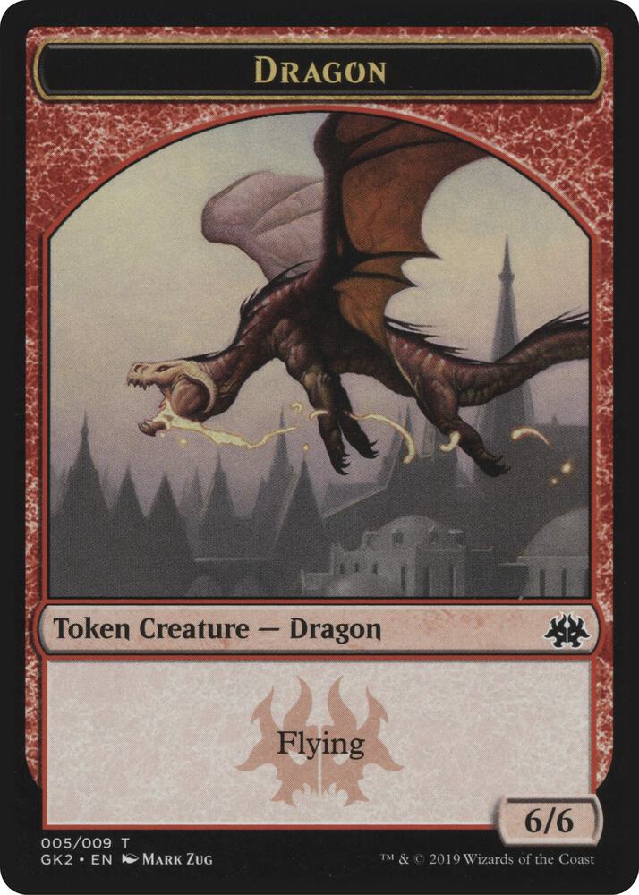 Dragon Goblin Double Sided Token 5 // 6 (Ravnica Allegiance: Guild Kits)  | Good Games Modbury