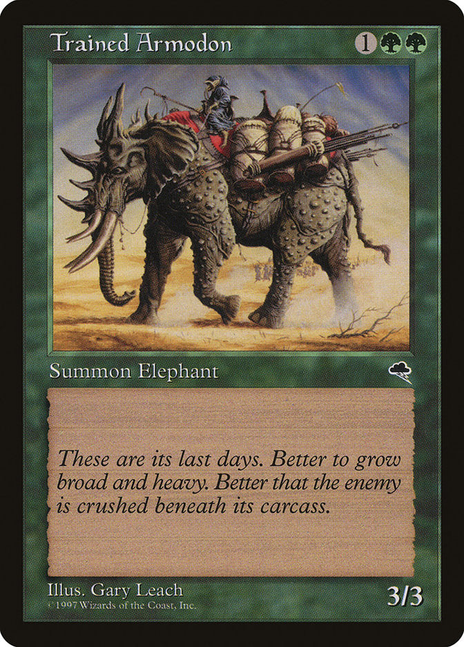 Trained Armodon [Tempest] | Good Games Modbury