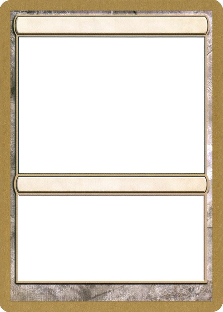 2003 World Championship Blank Card  (World Championship Decks)  | Good Games Modbury
