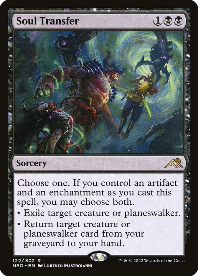 Soul Transfer 122/302 (Kamigawa: Neon Dynasty)  - Foil | Good Games Modbury