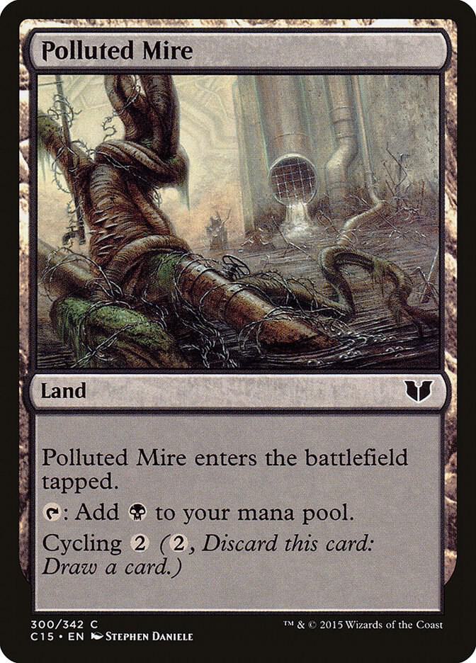 Polluted Mire 300/342 (Commander 2015)  | Good Games Modbury