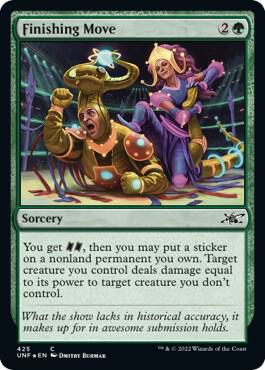 Finishing Move Galaxy Foil 425/244 (Unfinity)  - Foil | Good Games Modbury