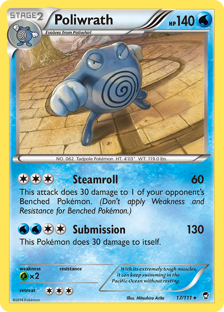 Poliwrath (17/111) [XY: Furious Fists] | Good Games Modbury