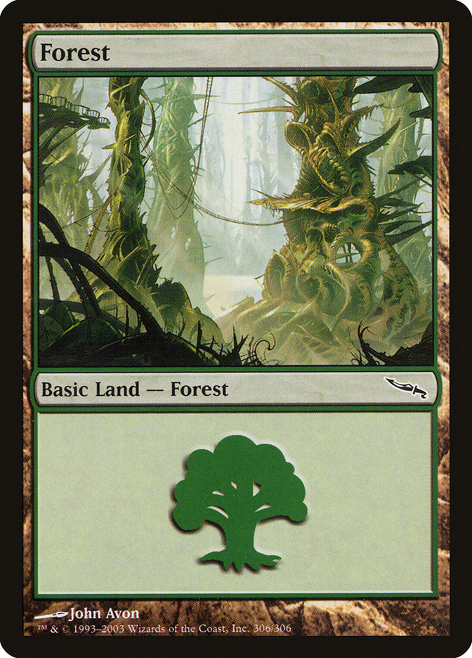 Forest (306) [Mirrodin] | Good Games Modbury