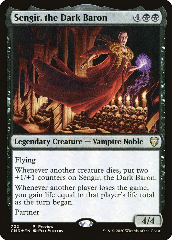 Sengir, the Dark Baron [Commander Legends Promos] | Good Games Modbury