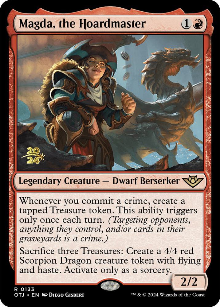 Magda the Hoardmaster 133s/160 (Prerelease Cards)  - Foil | Good Games Modbury