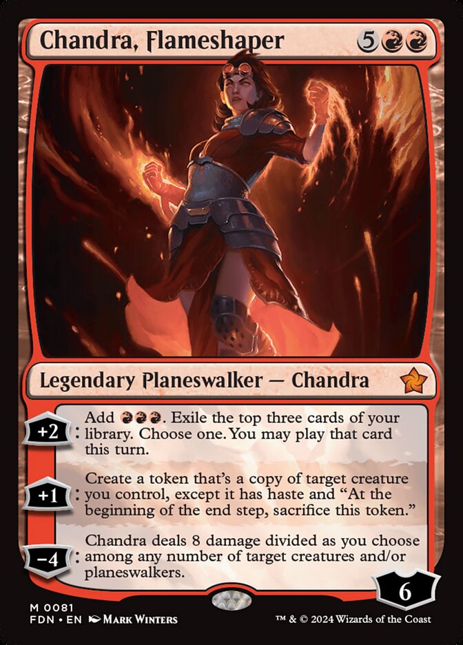 Chandra, Flameshaper 81 (Foundations)  | Good Games Modbury