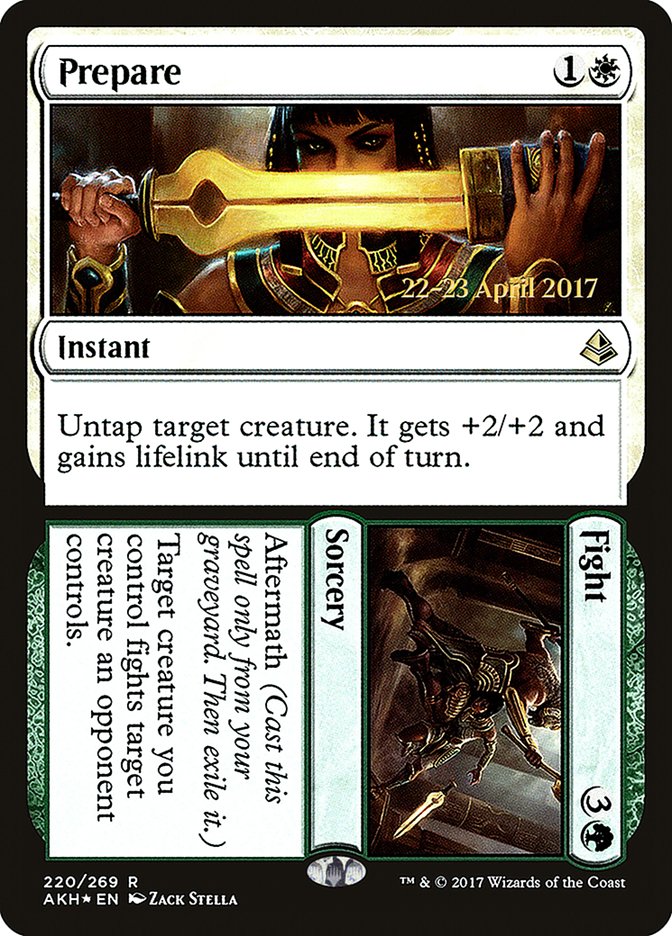 Prepare // Fight [Amonkhet Prerelease Promos] | Good Games Modbury