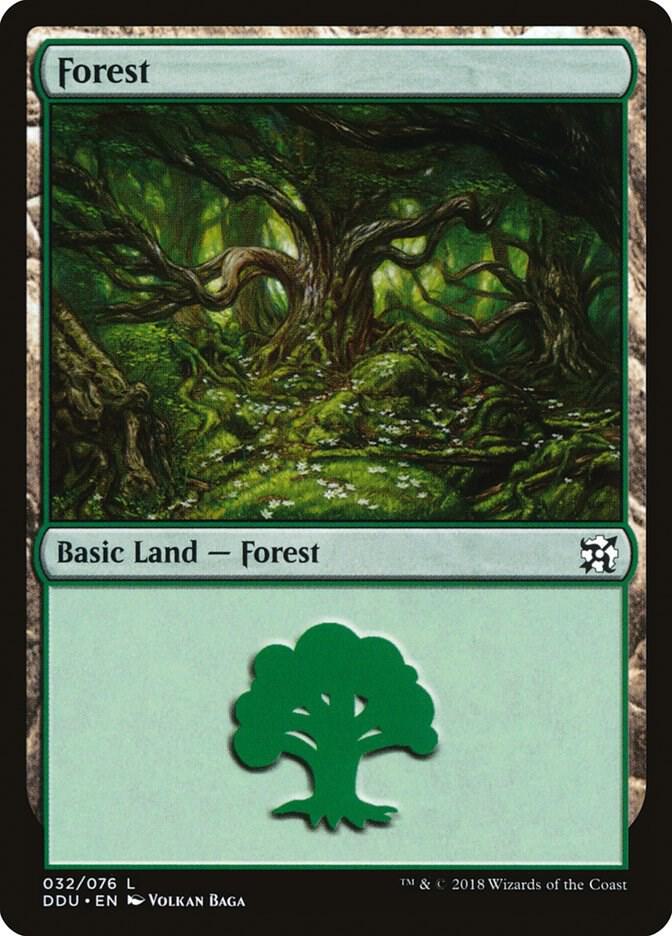Forest 32/76 (Duel Decks: Elves vs. Inventors)  | Good Games Modbury