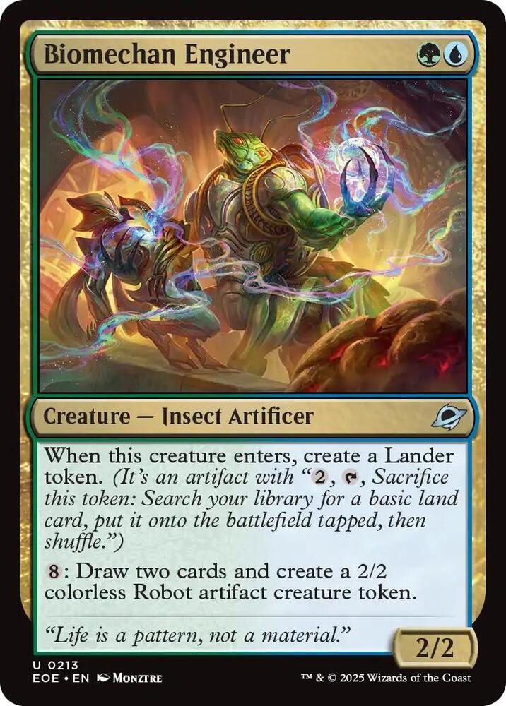 Biomechan Engineer 213/276 (Edge of Eternities)  - Foil | Good Games Modbury