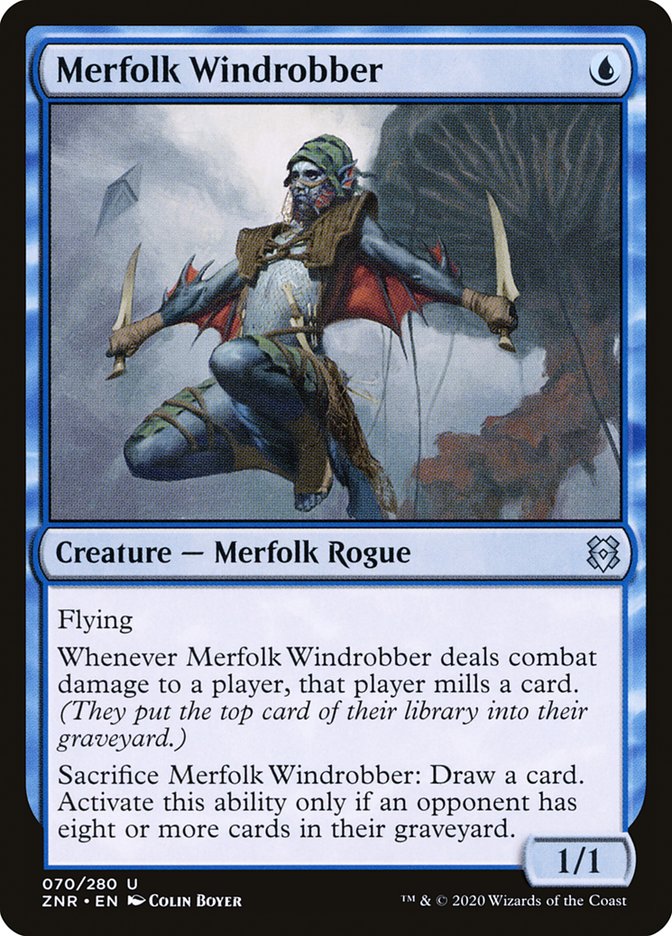 Merfolk Windrobber [Zendikar Rising] | Good Games Modbury