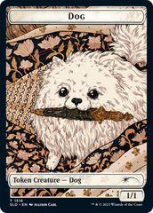 Dog // Cat Double-Sided Token [Secret Lair Commander Deck: Raining Cats and Dogs Tokens] | Good Games Modbury