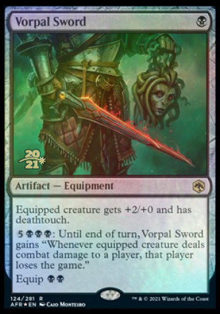 Vorpal Sword [Dungeons & Dragons: Adventures in the Forgotten Realms Prerelease Promos] | Good Games Modbury