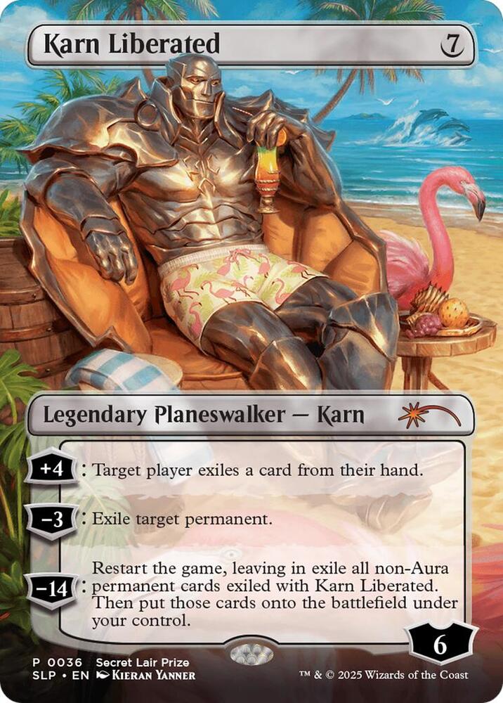 Karn Liberated 36/50 (Secret Lair Showdown)  - Borderless | Good Games Modbury