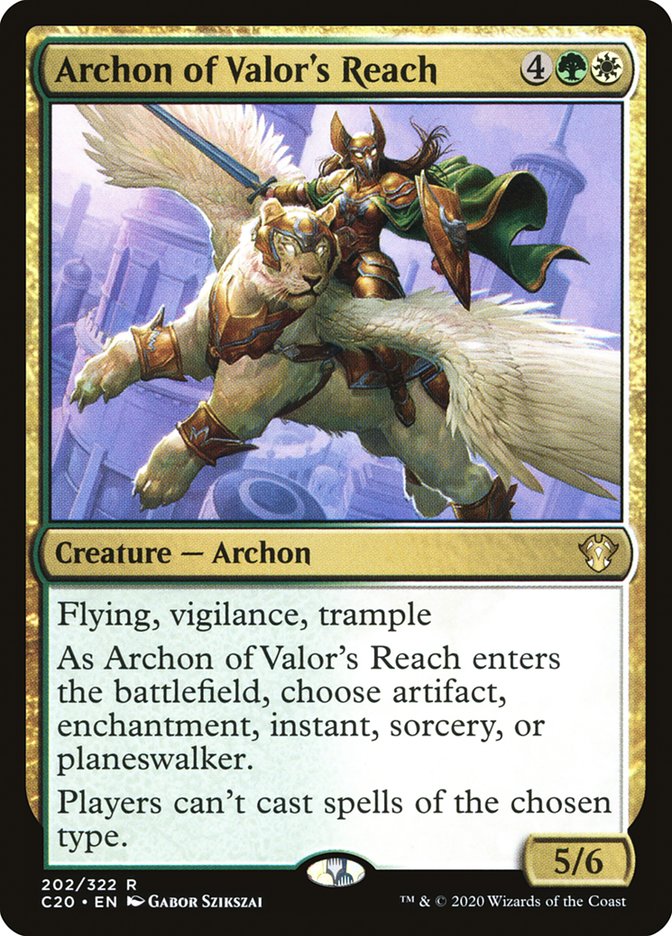Archon of Valor's Reach 202/322 (Commander 2020)  | Good Games Modbury