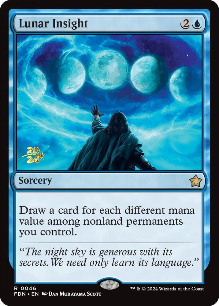 Lunar Insight 46s/101 (Prerelease Cards)  - Foil | Good Games Modbury