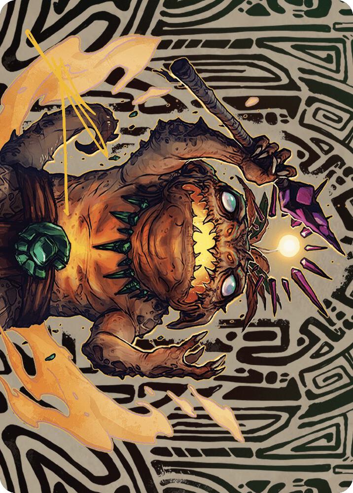 Zoyowa Lava Tongue Art Card Gold Stamped Signature 54 (Art Series: The Lost Caverns of Ixalan)  | Good Games Modbury
