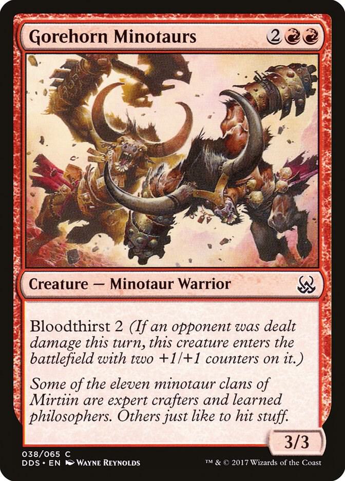 Gorehorn Minotaurs 38 (Duel Decks: Mind vs. Might)  | Good Games Modbury