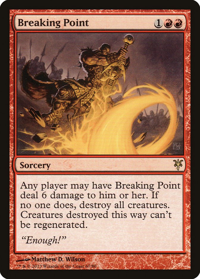 Breaking Point 67/80 (Duel Decks: Sorin vs. Tibalt)  | Good Games Modbury