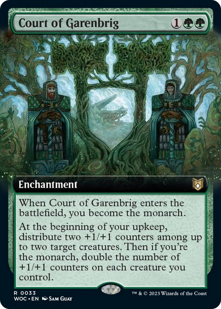 Court of Garenbrig (Extended Art) [Wilds of Eldraine Commander] | Good Games Modbury