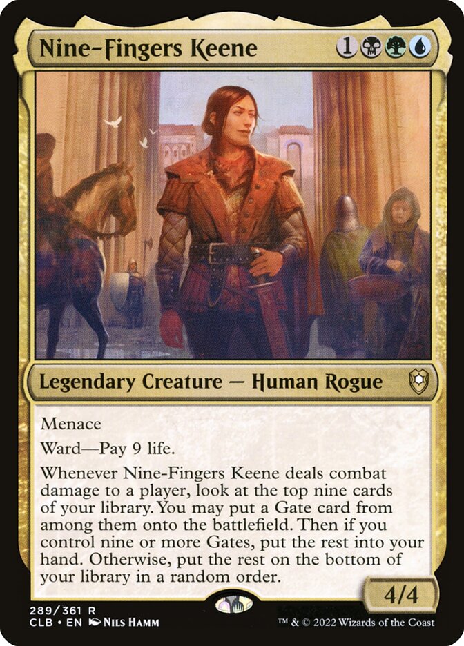 Nine-Fingers Keene 289/361 (Commander Legends: Battle for Baldur's Gate)  | Good Games Modbury